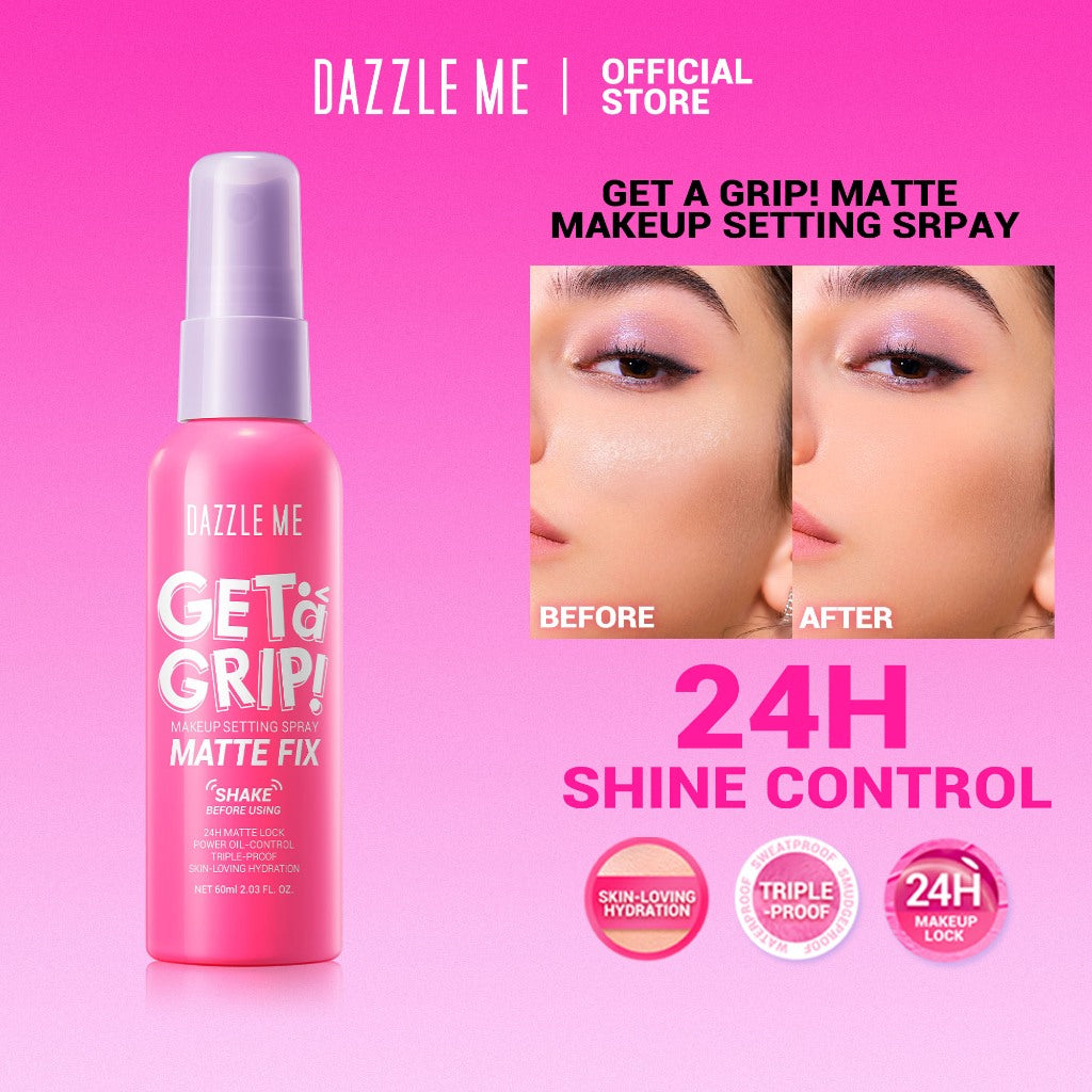 Dazzle Me Get A Grip Makeup Setting Spray Matte Fix 60ml