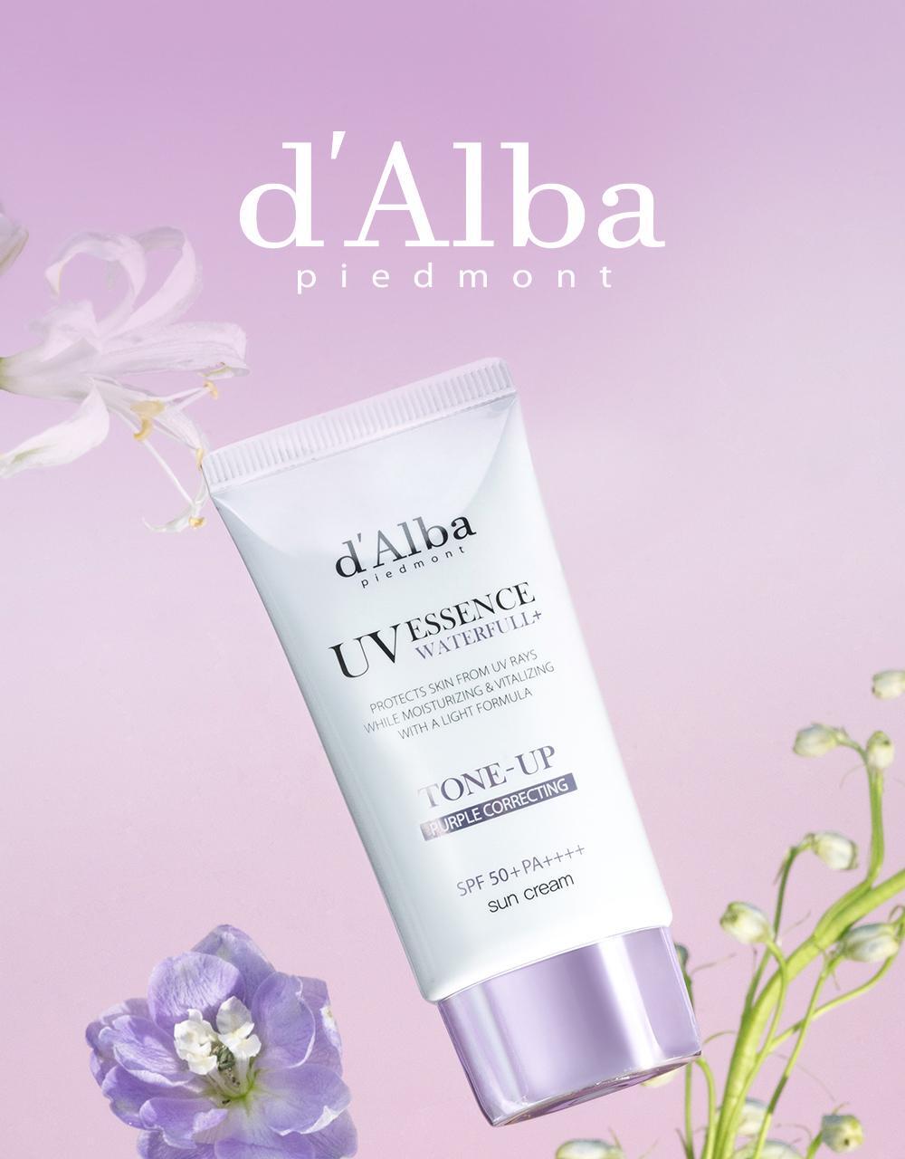 D'Alba 韓國 調色防曬隔離精華乳液 (紫色) SPF50+ PA++++ 50ml
