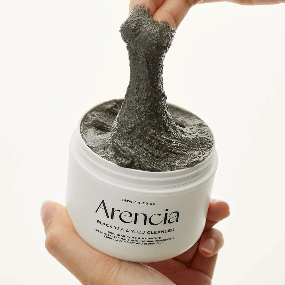Arencia Black Tea Yuzu Rice Cake Moisturizing Cleansing Cream 120g