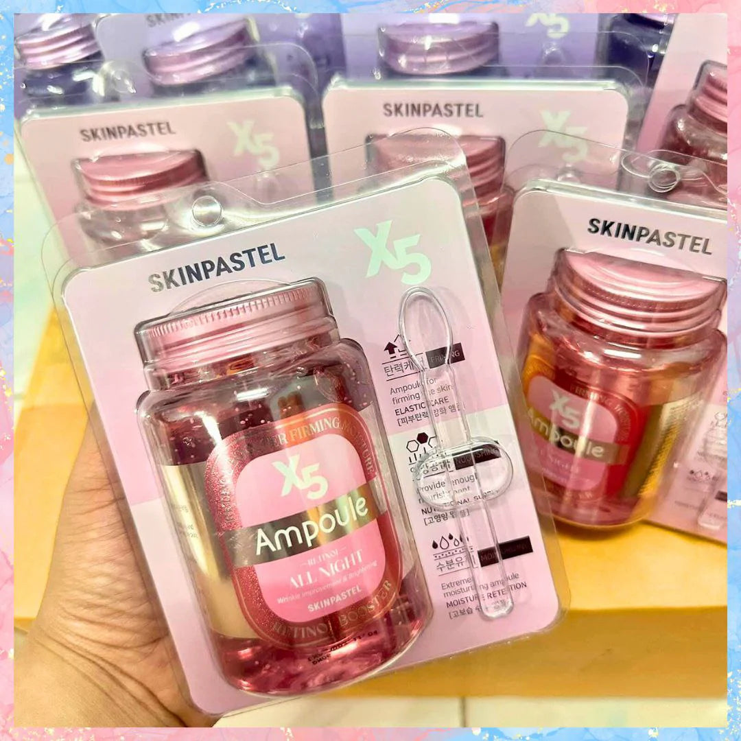 SKINPASTEL X5 All Night Retinol Booster Ampoule (Moisture & Firming) 250ml