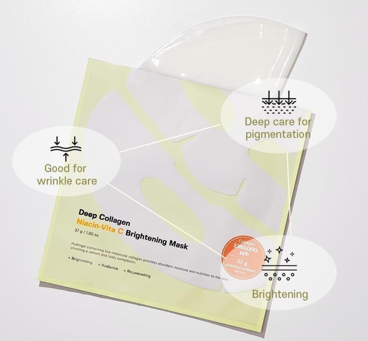 Sungboon Deep Collagen Niacin-Vita C Brightening Mask 4ea