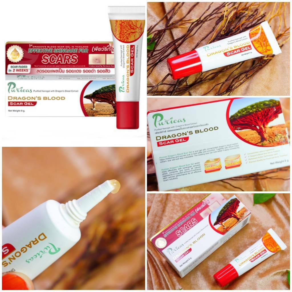 Puricas Dragon's Blood Centella Asiatica Scar Gel 8g