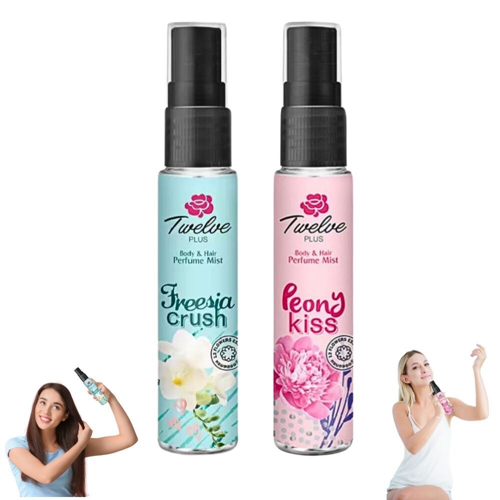 Twelve Plus Freesia Crush Mist Body Hair Perfume 25ml