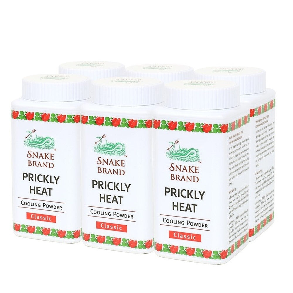 Snake Brand Cooling Prickly Heat Classic Original Body Powder 140g