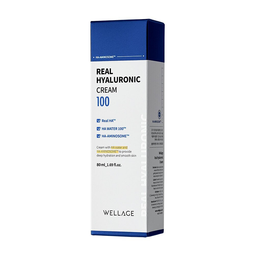 WELLAGE Ægte Hyaluronsyre 100 Creme 80ml