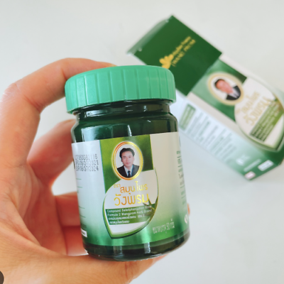 WANG PROM Thai Herbal Massage Green Balm (Anti-Itch For Insect Bites) 50g