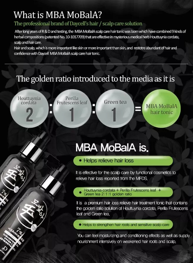 DayCell MBA MoBalA Scalp & Hair Treatment Tonic 150ml