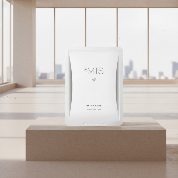 sMTS  Soothing Hyaluronic Acid HA: CICA Mask 5 packs / box