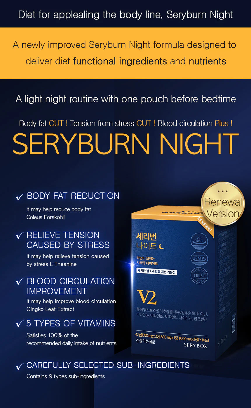 Sery Box Seryburn Night V2 Set (2 box total 28 packs)