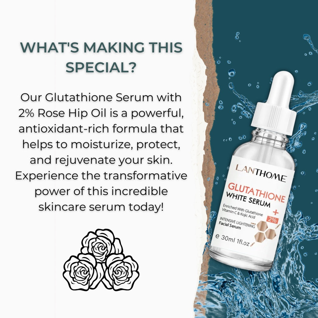 Lanthome 谷胱甘肽維他命 C 曲酸美白精華 30ml