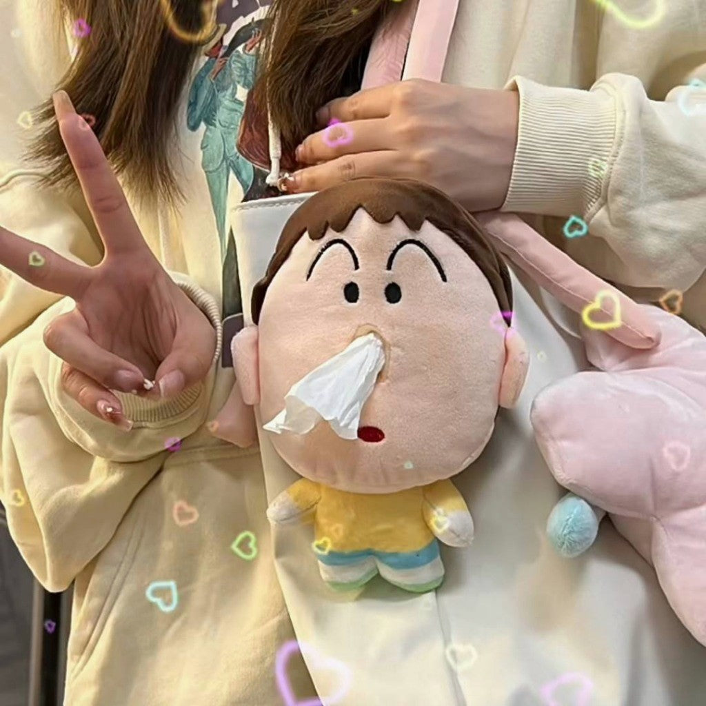 蠟筆小新阿呆流鼻水迷你紙巾盒 (尺寸: 18x1.5cm) 1個