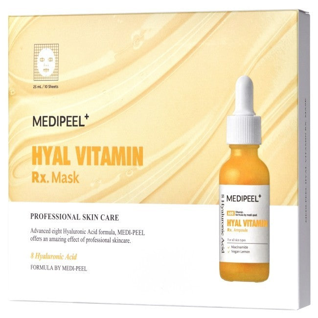 Medipeel 韓國 升級版 透明質酸 維生素美白面膜 25ml x 10 片