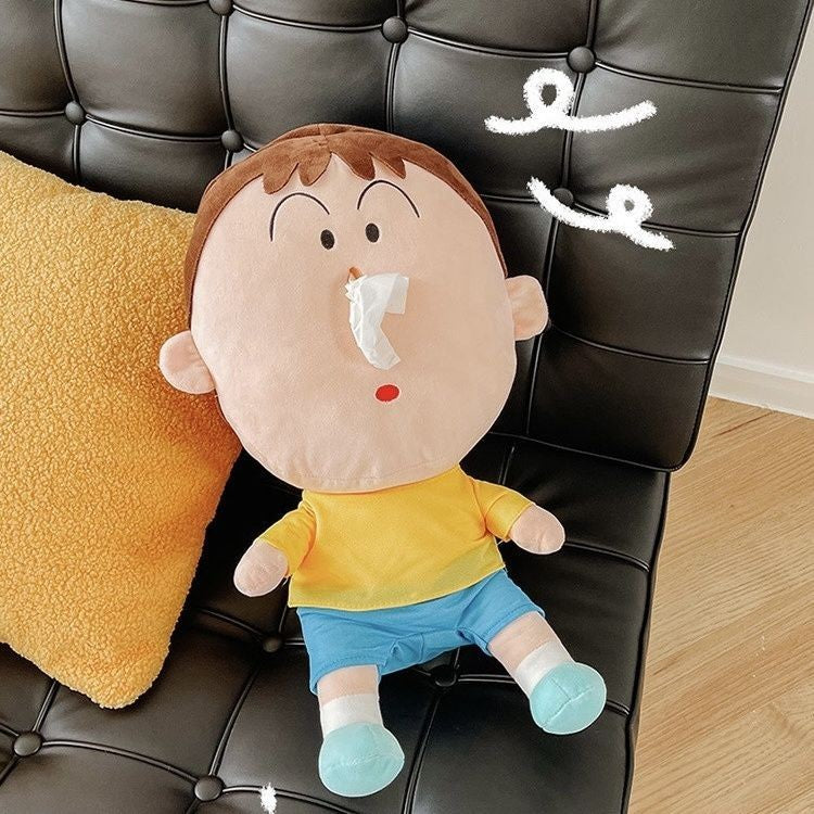 蠟筆小新阿呆紙巾盒 (尺寸: 6x26cm) 