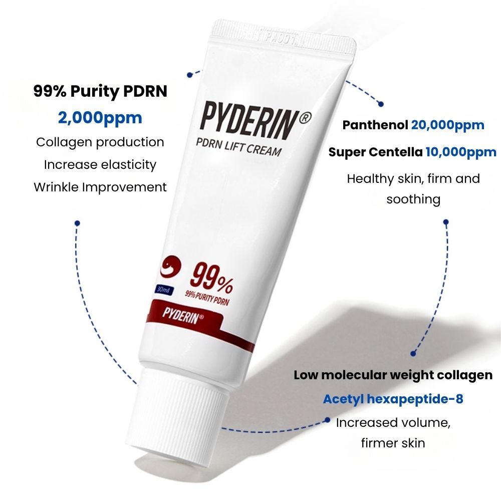 PYDERIN High Concentration 99% PDRN Water-Glow Elasticity Cream 30ml