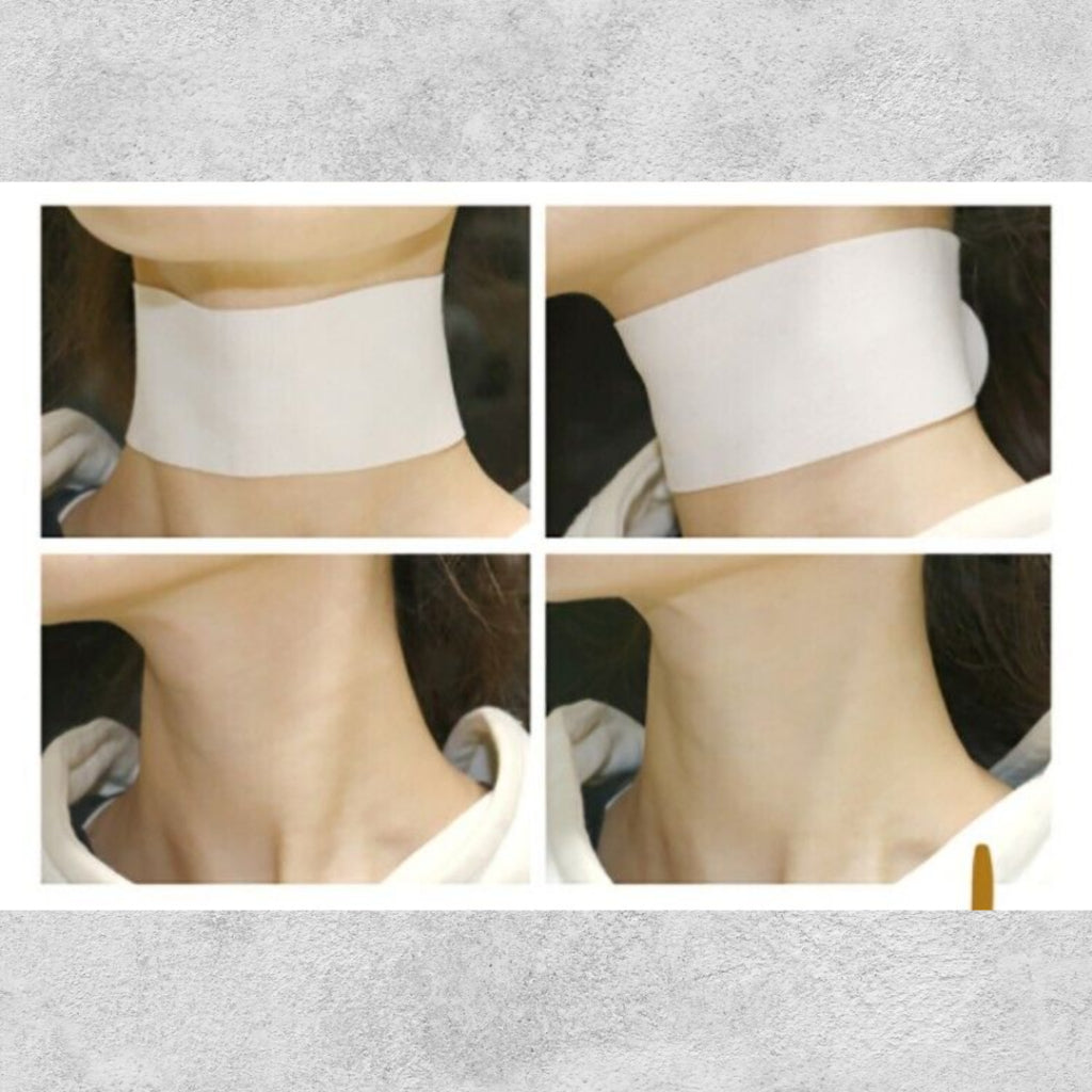 Vella 韓國 升級版青春緊緻無痕 深層美白撫紋熨斗頸膜 5片