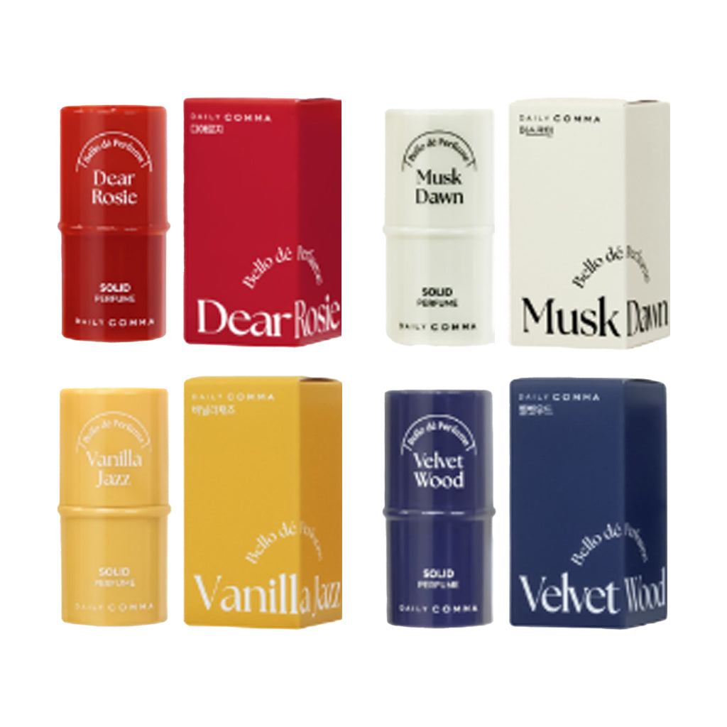 Daiso Daily Comma Bello de Perfume Velvet Wood Solid Perfume 4.7g