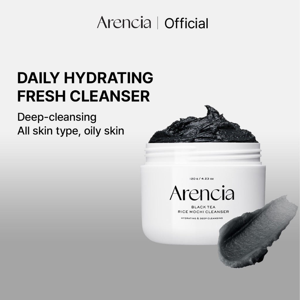 Arencia Black Tea Yuzu Rice Cake Moisturizing Cleansing Cream 120g