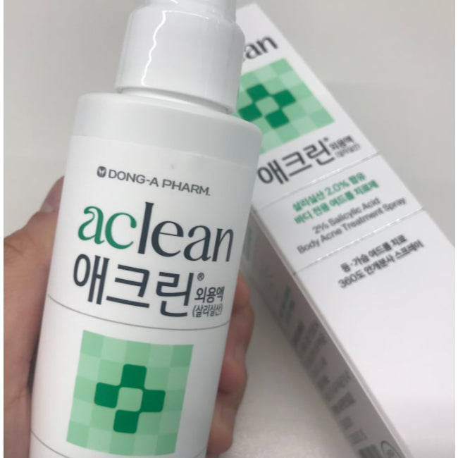 Dong-A Pharm 2% Salicylic Acid Aclean Body Acne Treatment Spray 100ml