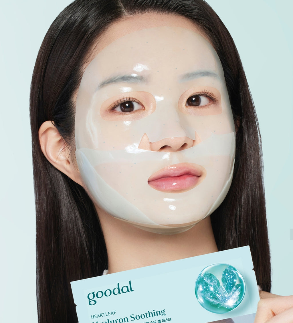 Goodal 韓國 魚腥草玻尿酸舒緩凝膠面膜 43g x 5片