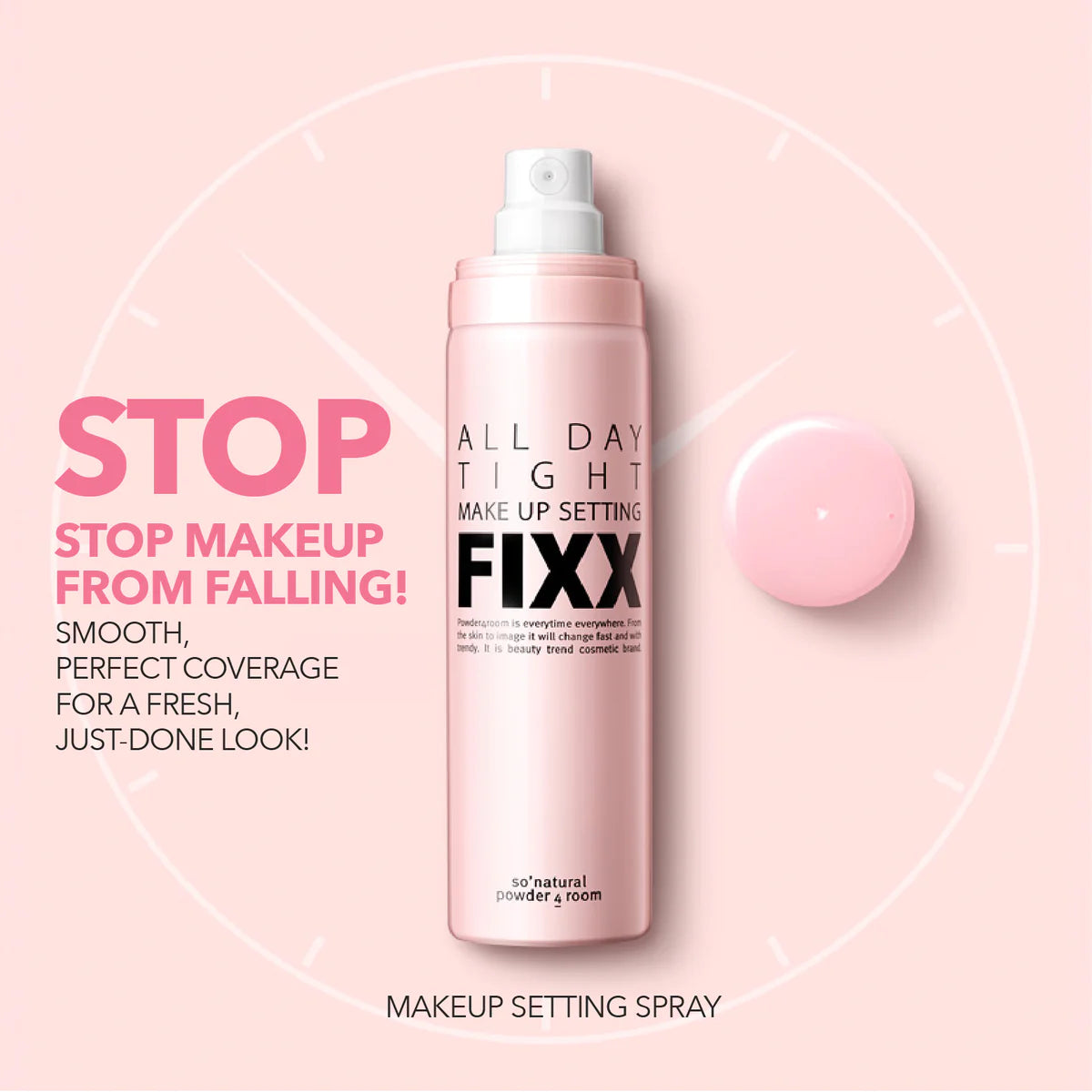 So Natural All Day Tight Make Up Setting Fixer 75ml