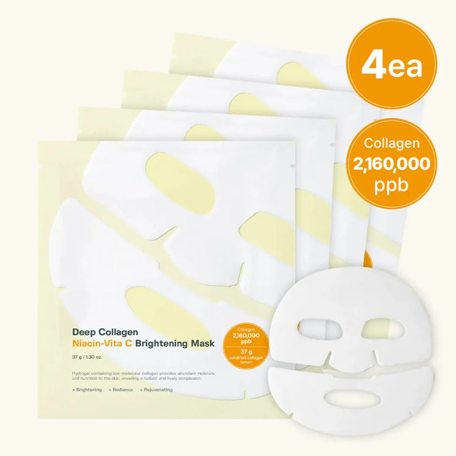 Sungboon Deep Collagen Niacin-Vita C Brightening Mask 4ea