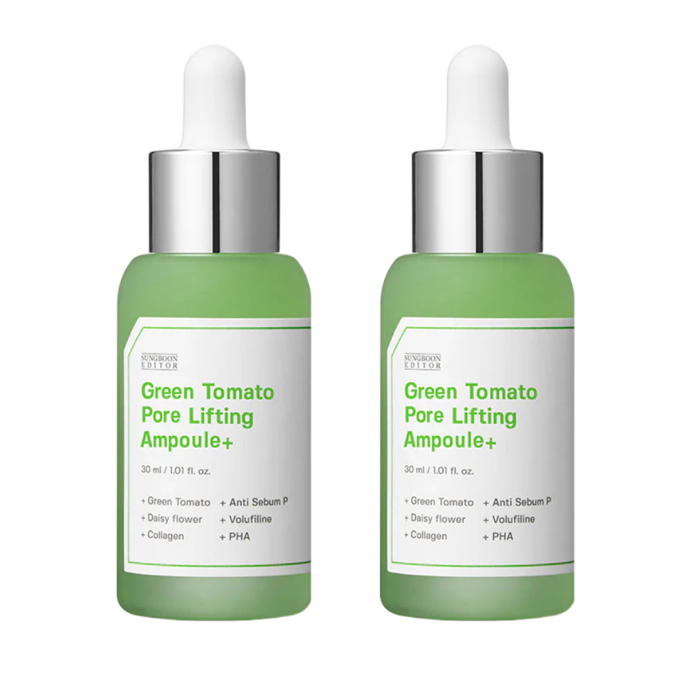 SUNGBOON EDITOR Green Tomato Pore Firming Essence 30ml + 30ml