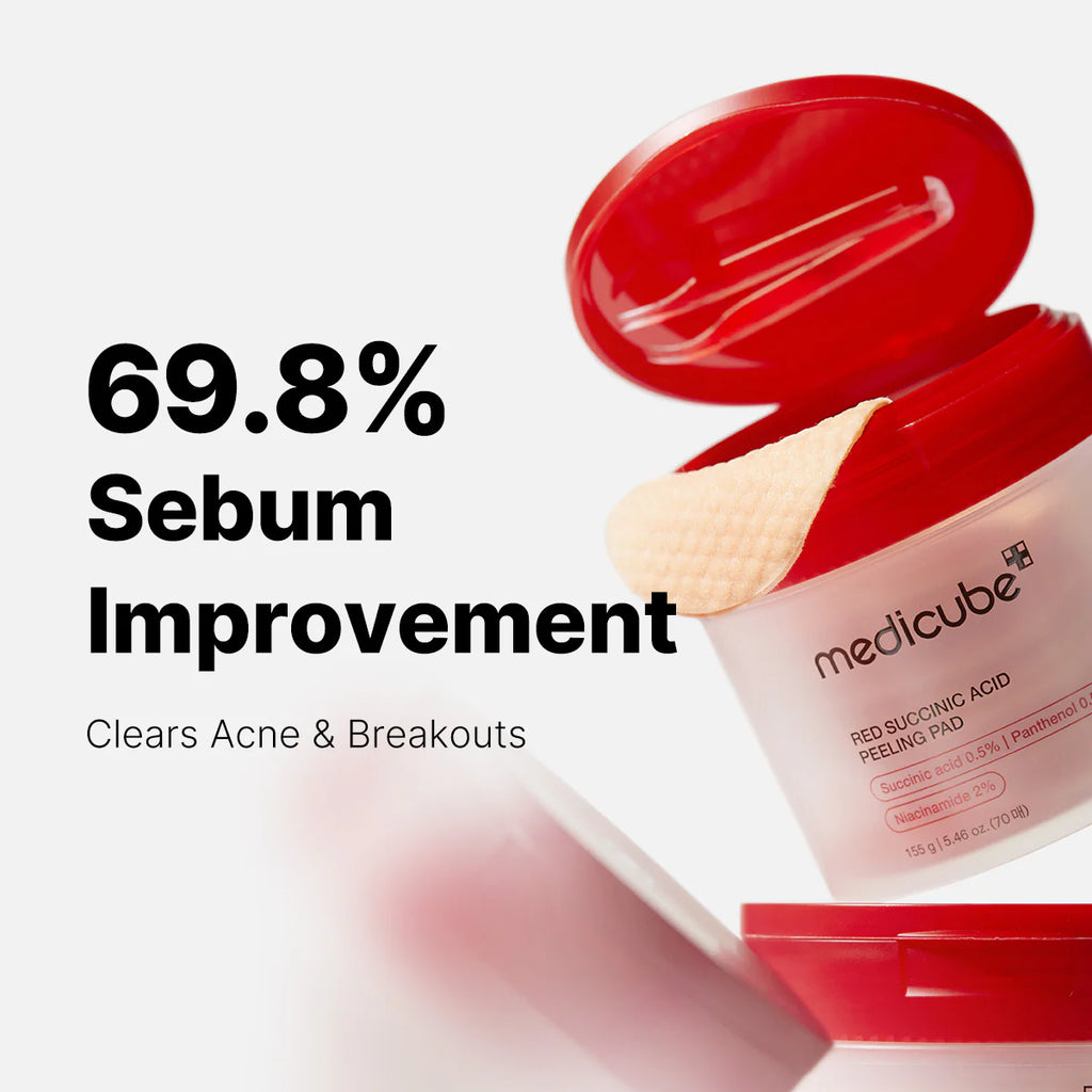 Medicube Red Succinic Acid Peeling Pad 70ea