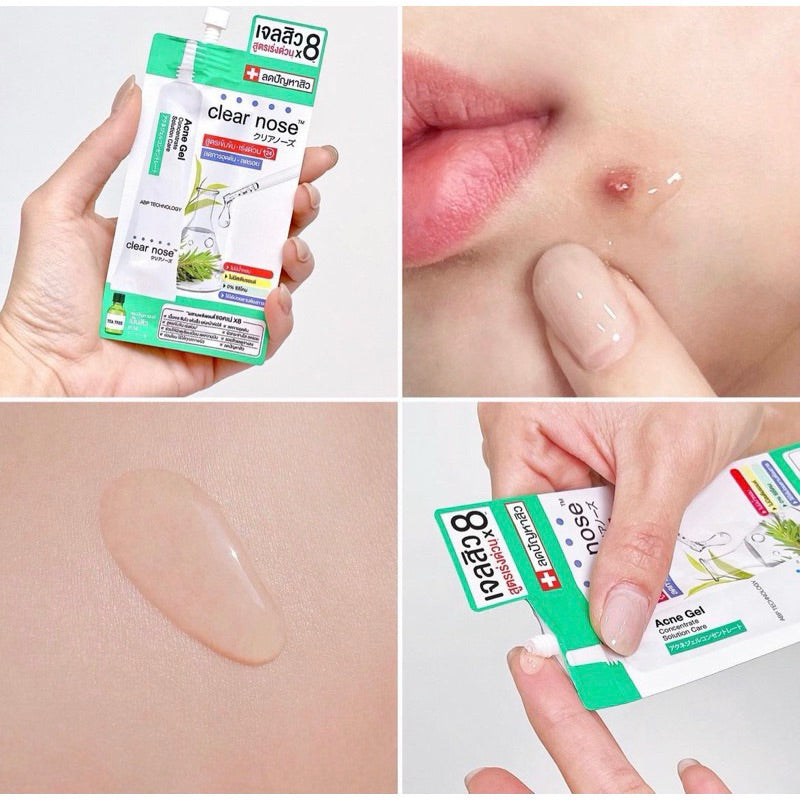 CLEAR NOSE 泰國 茶樹油抗痘暗瘡修護去痘精華啫喱 4g