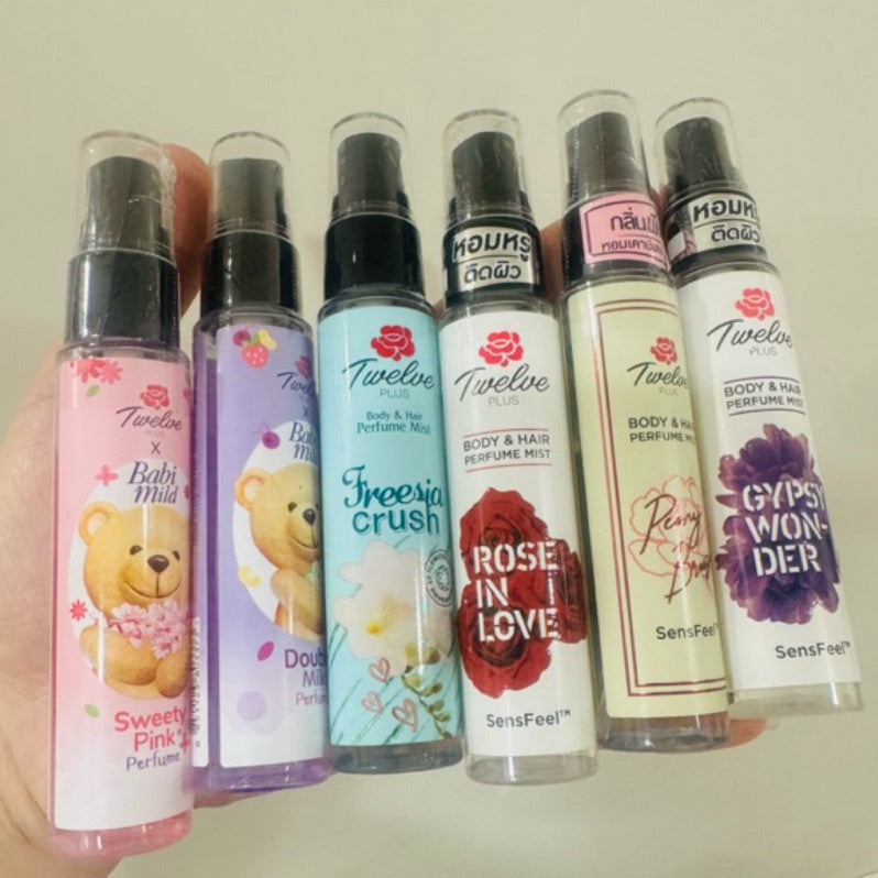 Twelve Plus Rose In Love Mist Body Hair Perfume 25ml