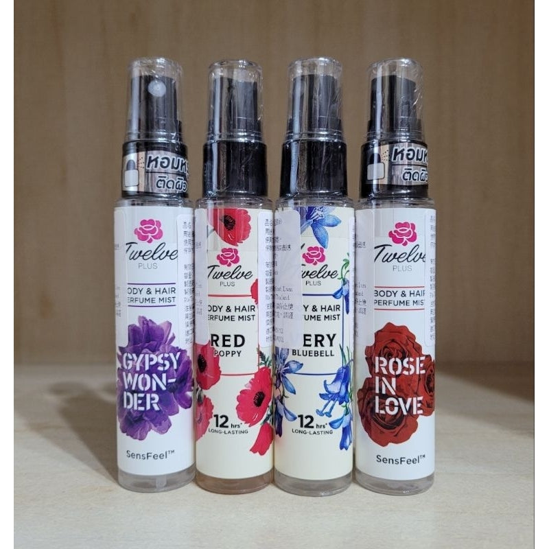 Twelve Plus Peony Kiss Mist Body Hair Perfume 25ml