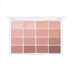 Wakemake Soft Blurring Eye Palette With 16 Colors (#05 Mute Coral Blurring) 14g