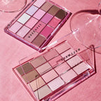 Wakemake Soft Blurring Eye Palette With 16 Colors (#10 Lazy Pink Blurring) 14g