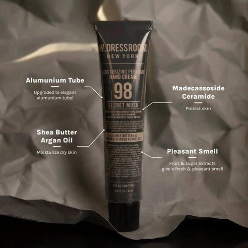 W.DRESSROOM 保濕香水護手霜 (No.98 秘境麝香) 50ml