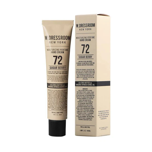 W.DRESSROOM 保濕香水護手霜 (No.72 糖漿莓果) 50ml
