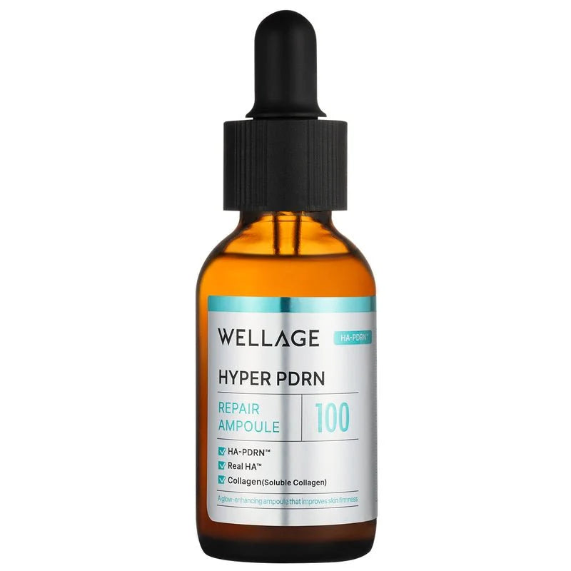 Wellage Hyper PDRN Repair Ampoule (HA-PDRN & Real HA & Collagen) 30ml