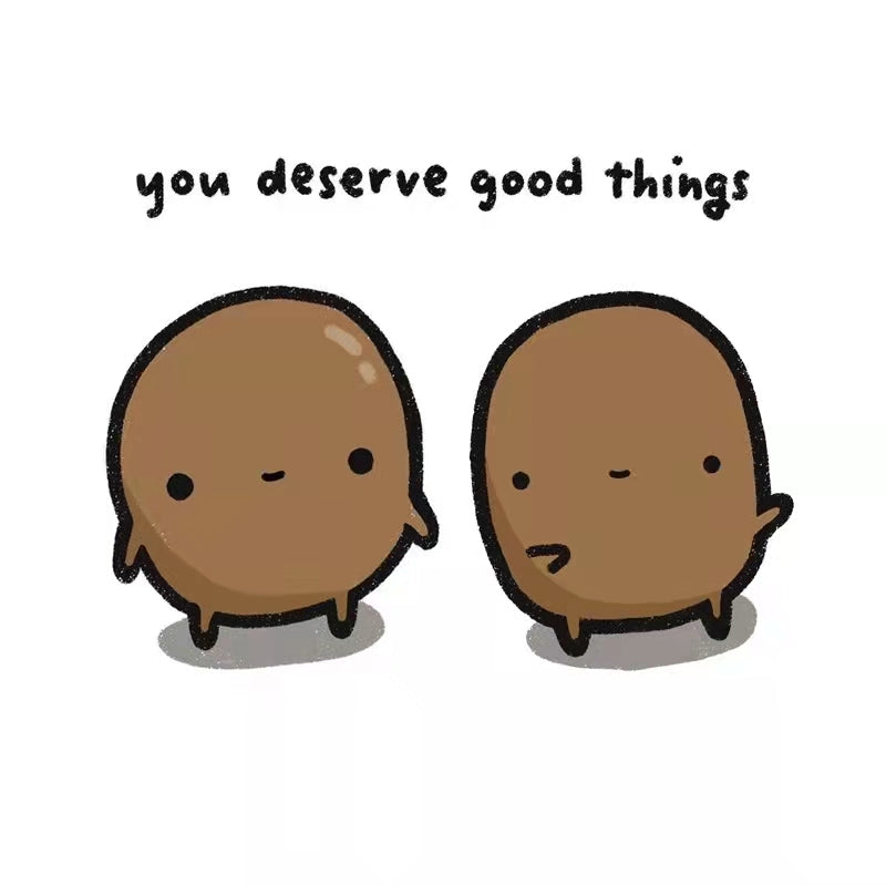 Soft and Cute Melancholy Potato Plush Pillow